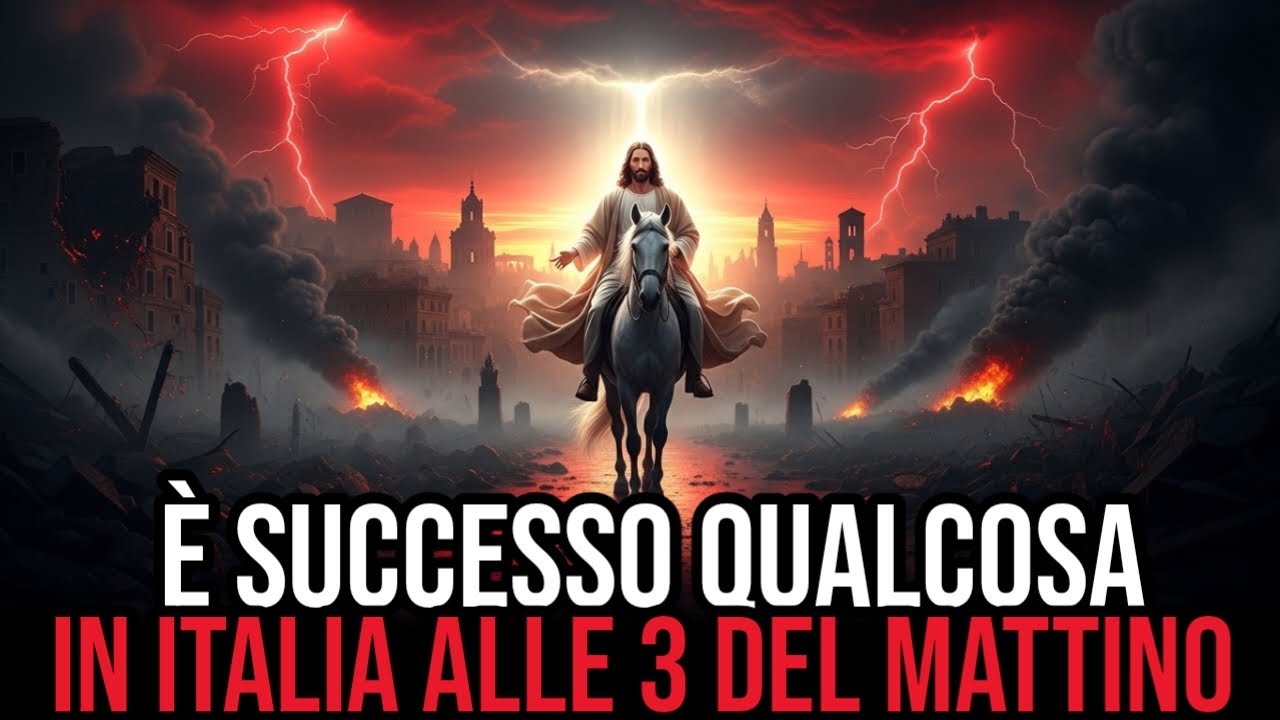 ITALIA ALLE 3 DEL MATTINO: Il segno ignorato che segna la fine imminente, secondo Gesù