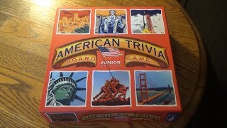 North American Pride - American Trivia Junior Edition Board Game