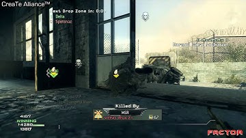 MW3 | Gold Barrett .50 Cal w/Extended Mags | Drop Zone on Dome