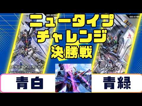 Gundam Card] Newtype Challenge Finals: Blue-White vs. Blue-Green