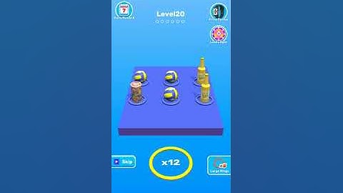 Lucky Toss 3D level 20 Walkthrough solution
