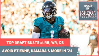 6 busts to avoid in every 2024 fantasy football draft: Alvin Kamara, Travis Etienne Jr. & more