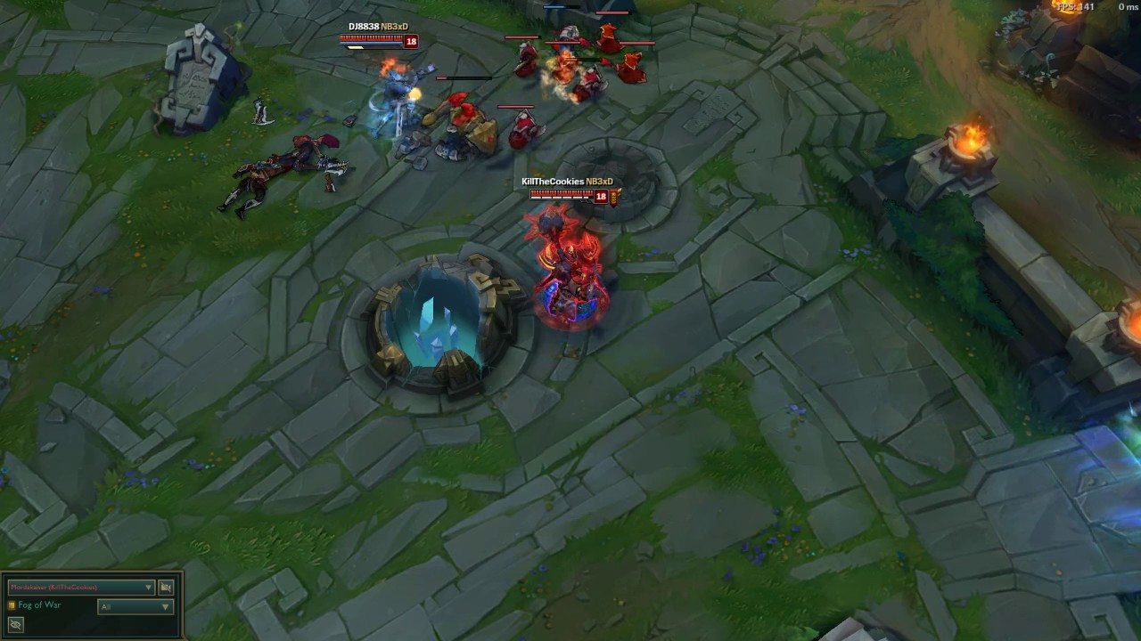 Bug with Mordekaiser and Jhin