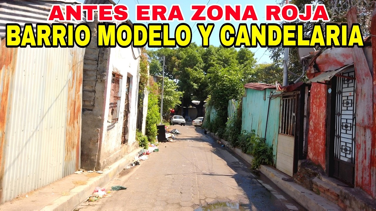 ASI SE ENCUENTRAN BARRIO MODELO Y CANDELARIA DE SAN SALVADOR. #elsalvador
