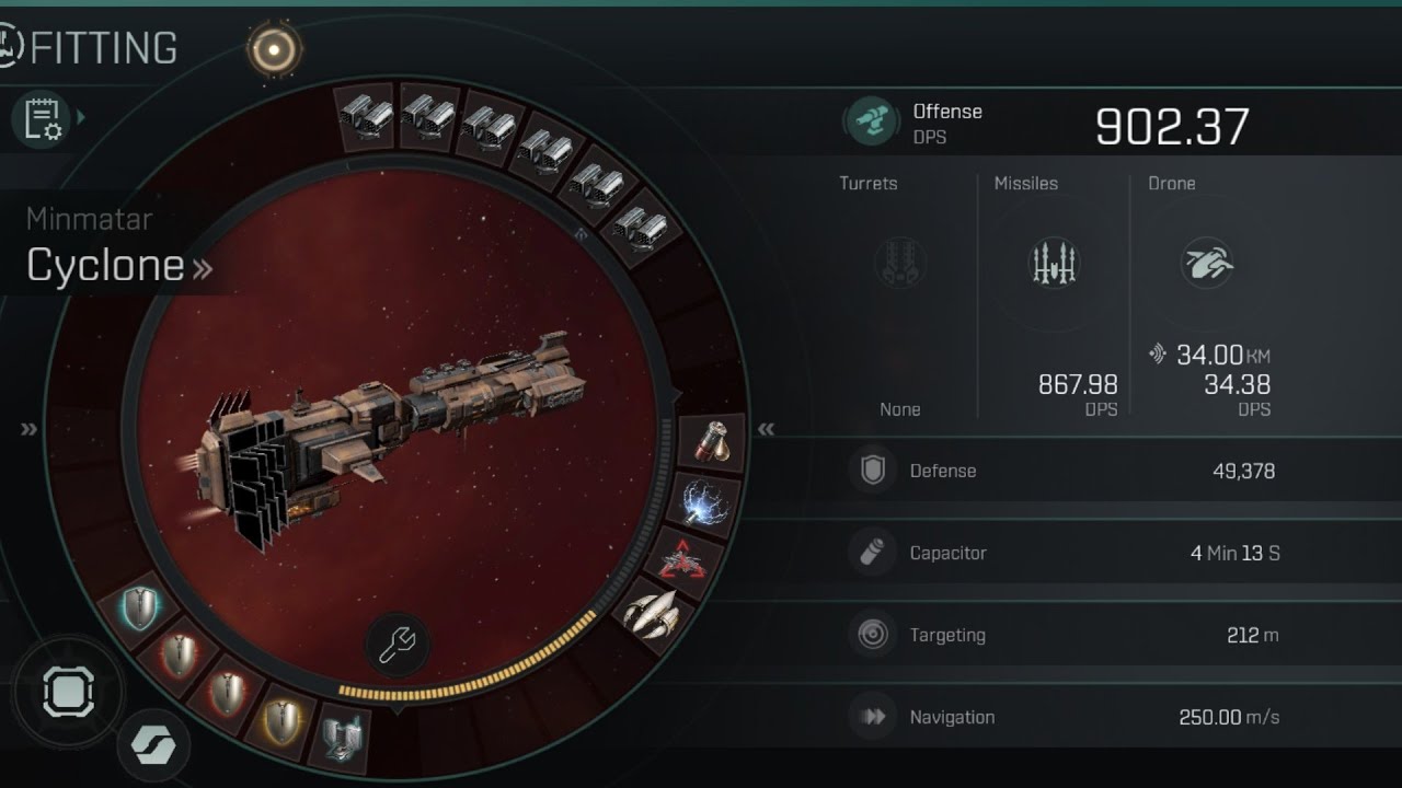 Eve Echoes 10 Cyclone fit PVE fast kill anomalies YouTube