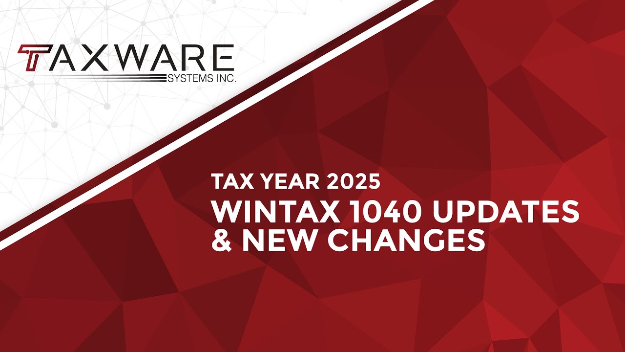 New Tax Laws and Efile -  Tax Year 2025 - Webinar