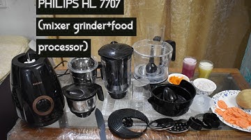 Phillips Mixer Grinder HL 7707 Full Demo in Hindi || Fixing parts of Phillips food processor