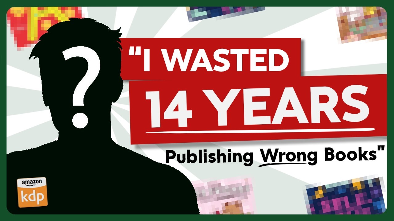 Он потратил 14 лет на Amazon KDP, публикуя не те книги... Вот чему он научился.