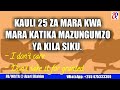 #JifunzeKiingereza 
Kauli 25 za mara kwa mara katika mazungumzo