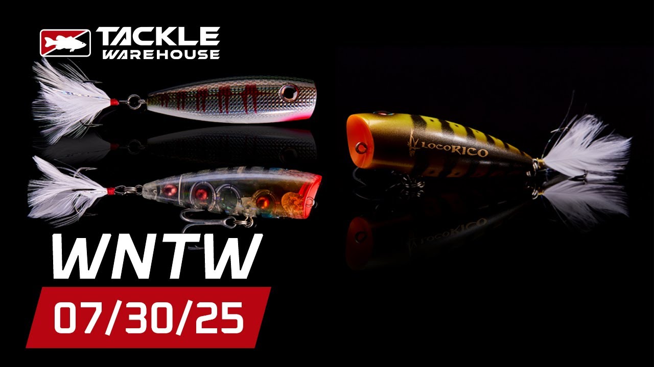 Tons of TOPWATER, 6th Sense Masterclass Products, Tungsten Jigs & RAT-ICAL New Apparel