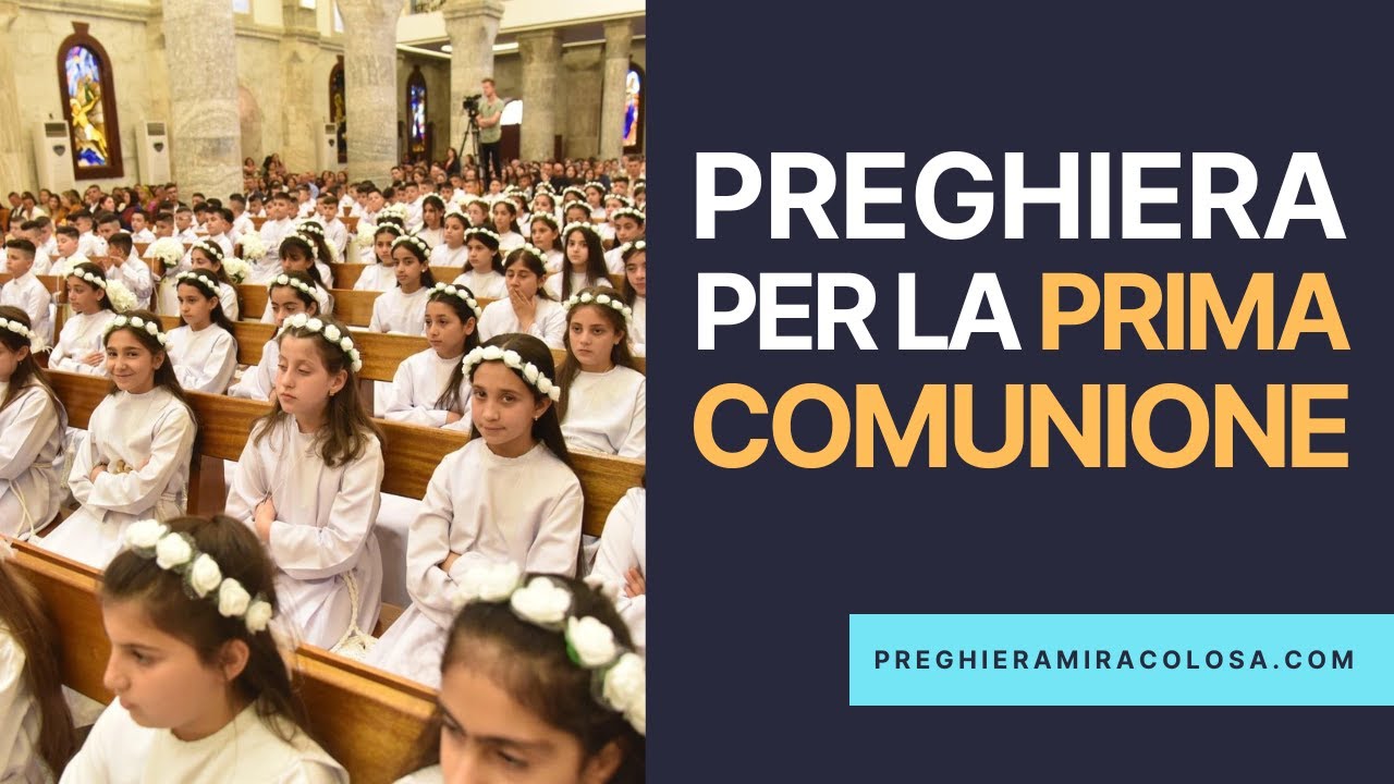 Preghiera per la prima comunione Miracolosa Preghiera🙏🏽♥️ - YouTube