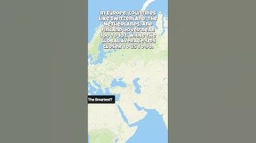 The World’s Smartest Countries by Average IQ Over Time 🧠 | Animated Map