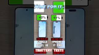 ☠️⚡ Google pixel  10 🆚 iPhone 17 pro battery test!!☠️