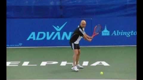 Andre Agassi Backhands in Slow Motion
