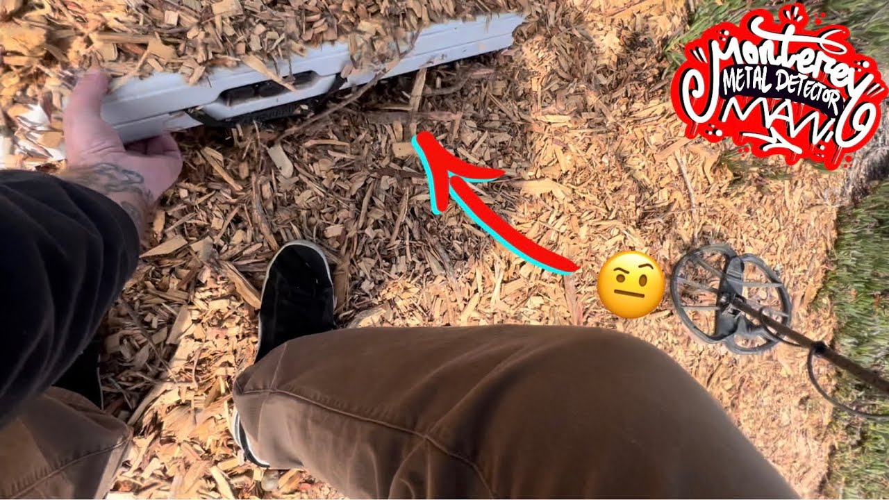 WHY IS THIS HERE? Metal Detecting Around Monterey California! YouTube
