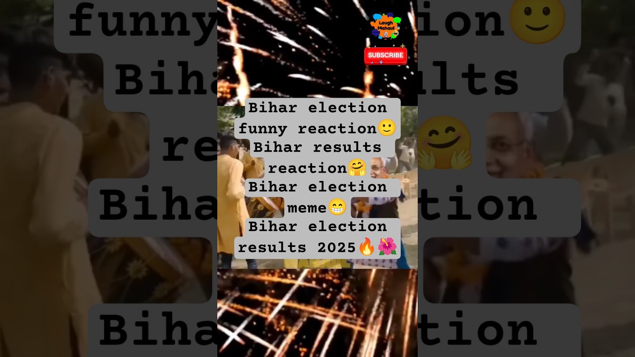 Bihar Election 2025 Results 😂 Meme Reaction to NDA’s Massive Win! 