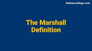 Marshall Definition