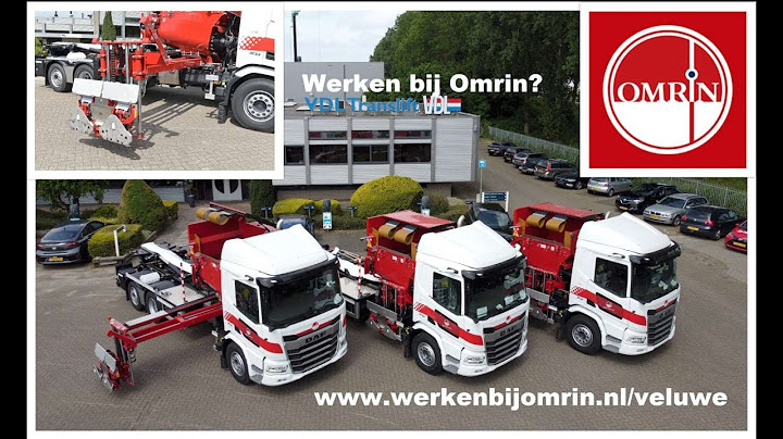 De nieuwe DAF Trucks van Omrin
