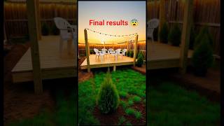 Abandoned Backyard to Luxury Deck 🔥 Full Transformation