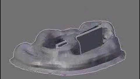 blender fluid test with animated obstacle