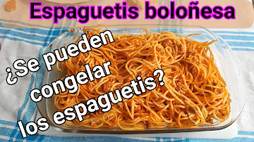 ¿Se puede congelar la pasta cocida?