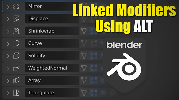 Editing Multiple Modifiers In Blender Using This Secret Hotkey (It's Alt)