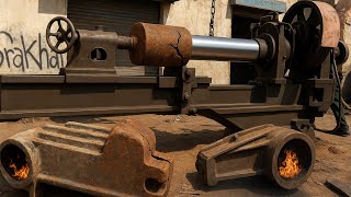 Hammer Crushing machine best repairing , Rock Crush Machine and Shaft making Process