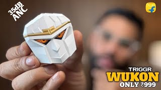 Triggr Wukong Tws 35Db Anc 4-Mic Enc 60H Battery Dual Pairing Btv6.0 Monkey King Design