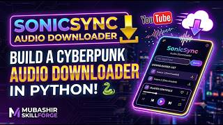 Build a Cyberpunk YouTube MP3 Downloader in Python! ⚡ (SonicSync Audio Downloader Portfolio Project) screenshot 2