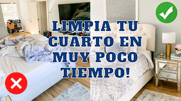 ¿Qué se debe limpiar primero en un dormitorio?