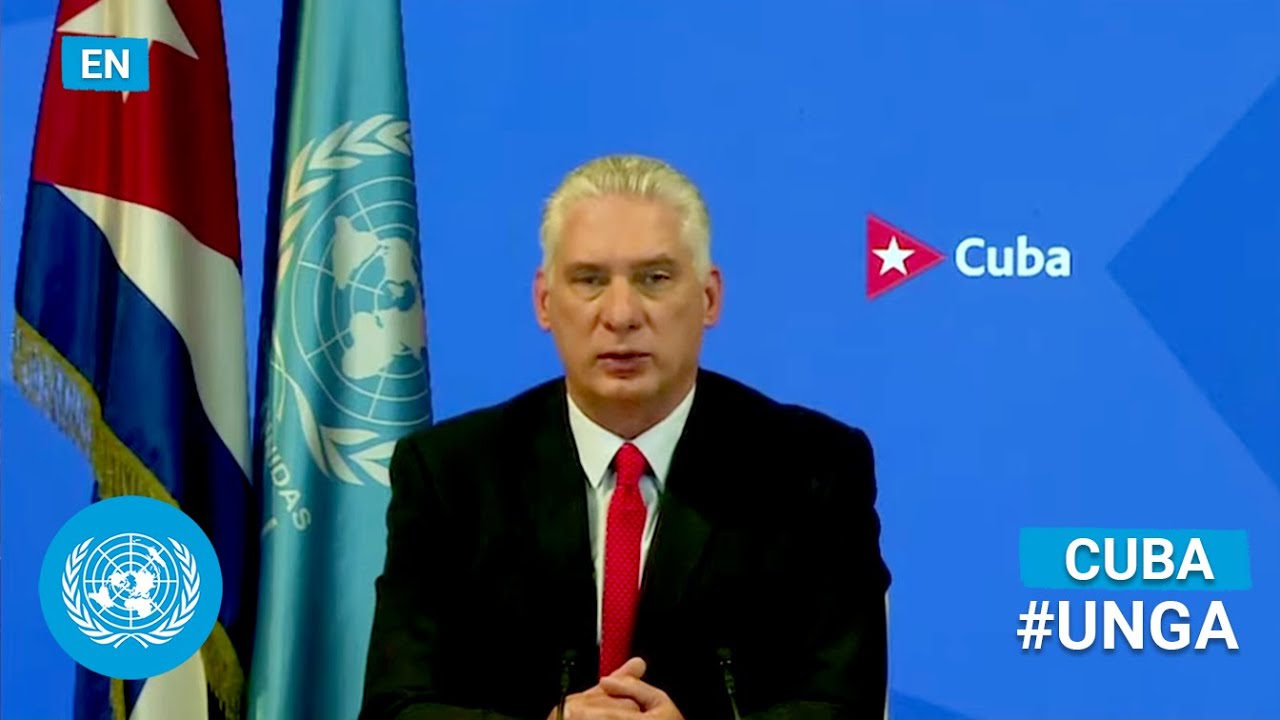 🇨🇺 Cuba - President Addresses United Nations General Debate, 76th Session (English) | 