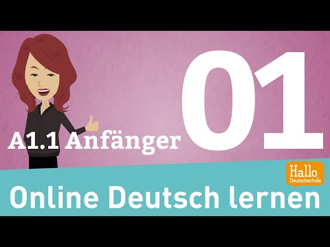 Online Deutsch lernen / A1.1 Anfänger / sich vorstellen / das Alphabet / die Zahlen / Aussprache