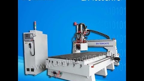 ATC CNC Router with 5x10 Working Table Routing Cabinet Door