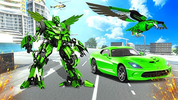 Flying Kite Robot Transform Robot Shooting   Android Gameplay Full HD