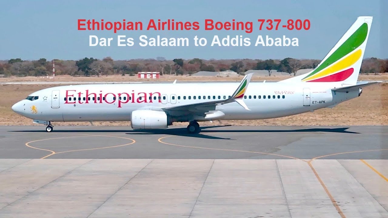 Ethiopian Airline Boeing 737-800 Dar Es Salaam, Tanzania to Addis Ababa, Ethiopia | ExplorewithReeza