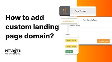 MT - How to add custom landing page domain? | MTARGET How-To