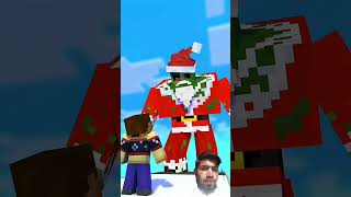 CAN STEVE DEFEAT MUTANT ZOMBIE SANTA AND SAVE CHRISTMAS? - FUNNY ANIMATION #minecraft #shorts #viral