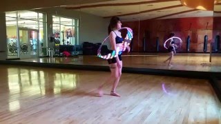 Hoop Dance practice // LA Fitness