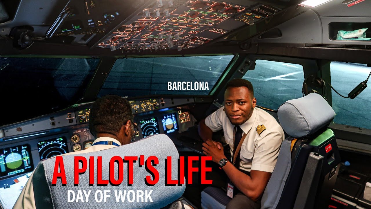 What an Airline Pilot's Day of Work REALLY Looks Like - A320 BARCELONA ...