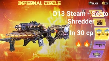 I got D13 Sector - Steam Shredder in just 30 cp 🔥🔥😱 Codmobile #codmobile #codm Ifernal Circle Draw