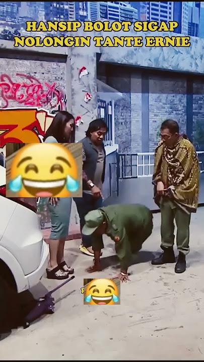 Komeng: Ane lihat hansip bolot sigap bngt bantu tante ernie😄