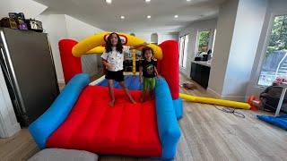 Bouncy House In Our House!