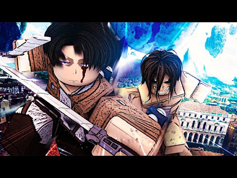 I Became LEVI ACKERMAN In This Attack On Titan Roblox Game...