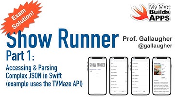 Showrunner - Part 1 (API call & JSON parsing in Swift)