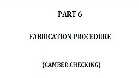 CAMBER CHECKING #Composite Girders #OWG #ALL ABOUT QUALITY #FABRICATION #STEEL STRUCTURE