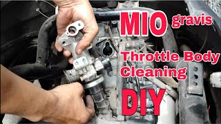 MIO Gravis | Full Throttle Body Cleaning | DIY