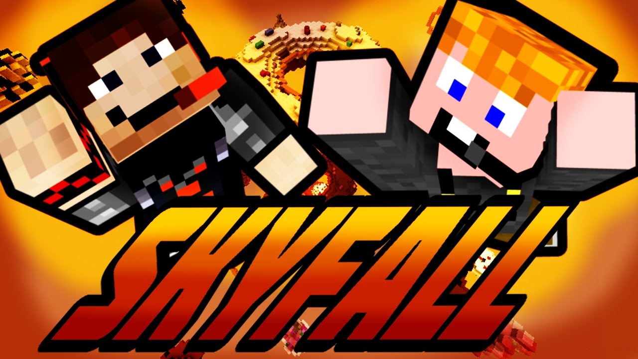 Minecraft - SkyFall [REPKEDÉSES HARCOLÁS!] - YouTube