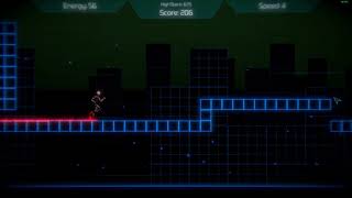 Neon Void Runner Level 1 gameplay