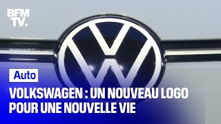 Volkswagen adopte un nouveau logo pour entrer dans l'ère de l'électrique