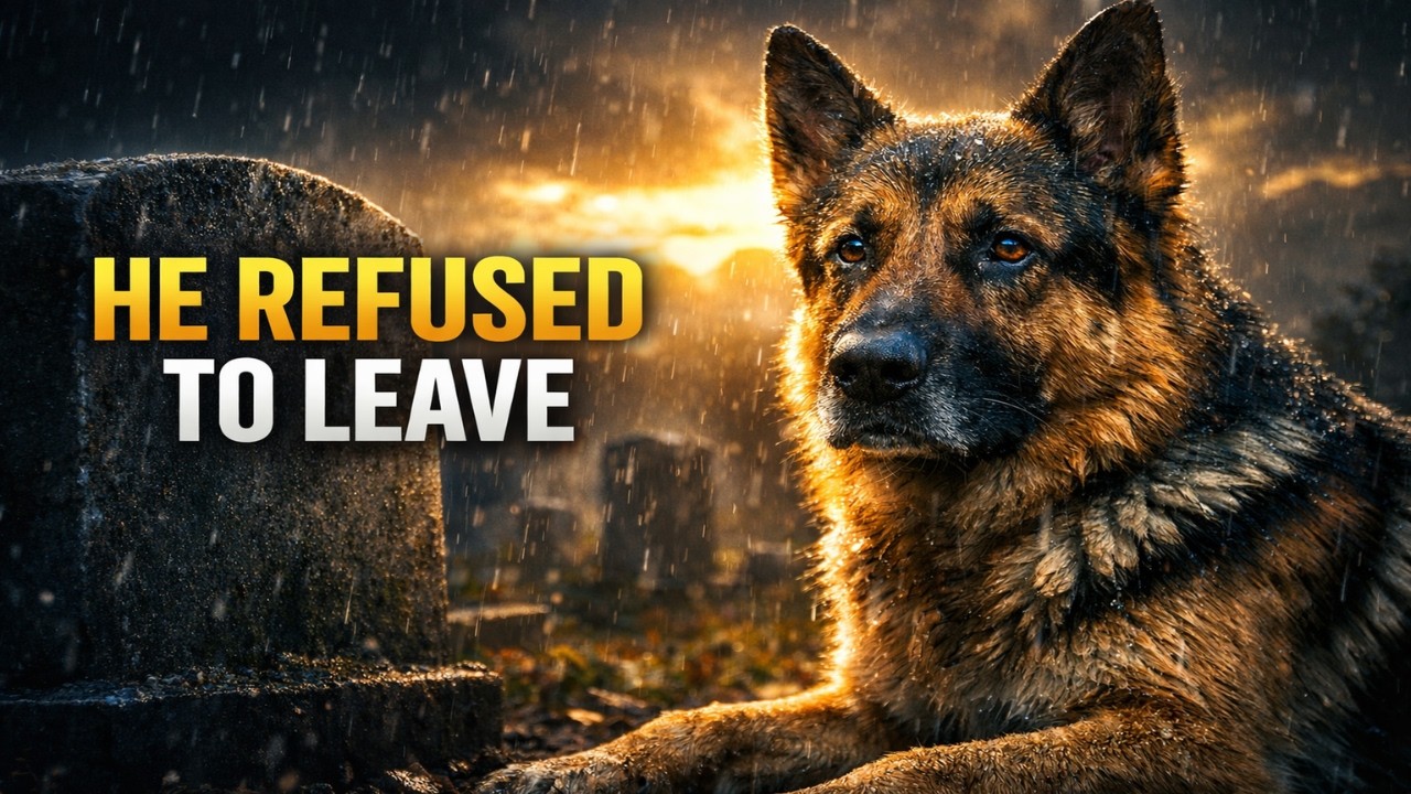 Dog Refused to Leave His Owner’s Grave… Then Something Incredible ...